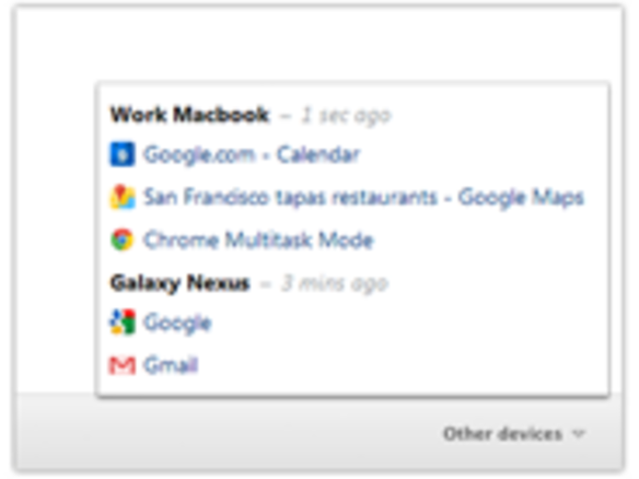 グーグル、「Chrome」をアップデート--「Android」端末とのタブ同期が可能に