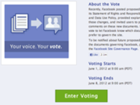 Facebook、データ使用ポリシー改定案に関するユーザー投票を開始