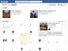 Facebook、「Events」ページをアップデート--CalendarビューとListビューを表示