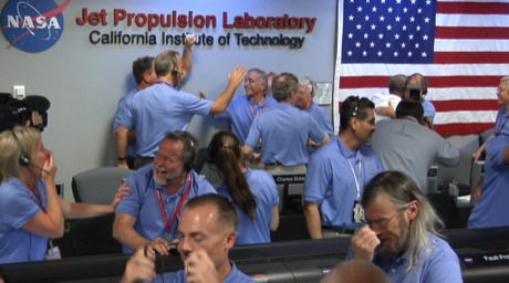 　Curiosityが火星に無事到着したとの知らせが届いたとき、カリフォルニア州パサディナにあるNASAのジェット推進研究所の現場は歓喜に包まれた。