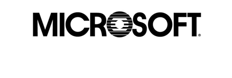 　2番目のロゴは長続きしなかった。これは、1982年から使用された3番目のロゴである。1982年という年は、Microsoftの16ビットOSである「MS-DOS 1.0」を搭載したIBM PCが登場した1年後にあたる。当時の米大統領はRonald Reagan氏であった。