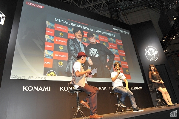 　小島プロダクションの小島秀夫氏もステージイベントに登壇。