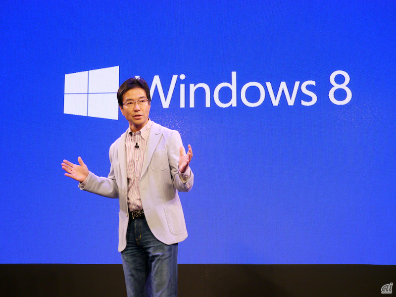 Windows 8前夜祭に登場した日本マイクロソフトの樋口泰行社長