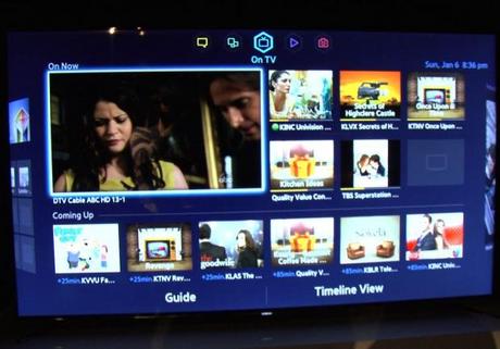 　1つ目のパネル「On TV」は、視聴履歴から利用者が見たいコンテンツを推測するレコメンデーションエンジンを搭載する。
