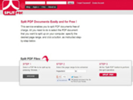 ［ウェブサービスレビュー］PDFの任意ページをオンラインで抽出できる「SplitPDF」