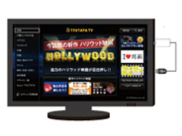 ケイ・オプティコム、「TSUTAYA TV」が視聴できるスティック型端末