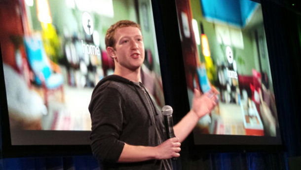 Facebookの最高経営責任者（CEO）のMark Zuckerberg氏は、4月4日にカリフォルニア州メンロパークで開催された報道機関向けイベントでFacebook Homeを発表した。