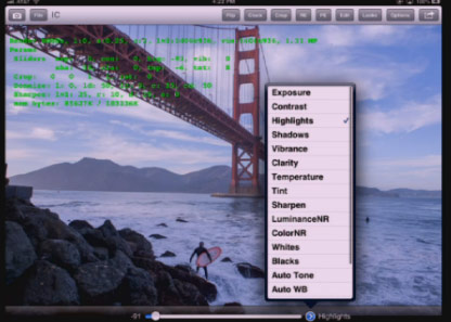 AdobeのRAW画像編集用プロトタイプソフトウェアは、Lightroomに搭載される編集機能の多くを備えていた。