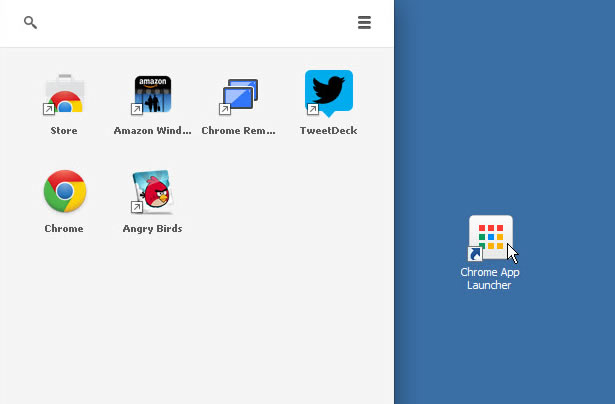 Windows版Chrome App Launcher