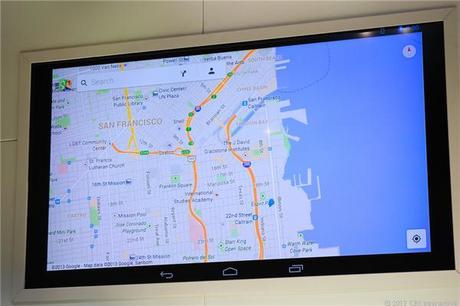 　「Google Maps」は、Android 4.3の発表に先立ってアップデートされた。アップデートに含まれている「Explore」では、レストランや店舗、インドアマップやリアルタイムの交通情報などを参照できる。