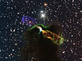 原始星から噴き出すジェット--アルマ望遠鏡が写し出す美しい画像