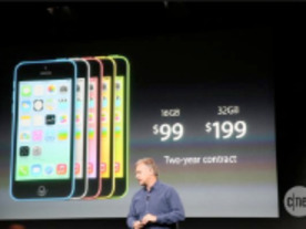 廉価版「iPhone 5c」、ついに登場--「iPhone 5s」は指紋センサ、64ビット「A7」チップなど搭載