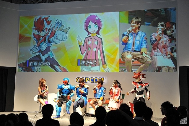 　同じくカプコンから発売される新作アクションゲーム「ガイストクラッシャー」のステージでは、出演声優などによるトークイベントが行われた。