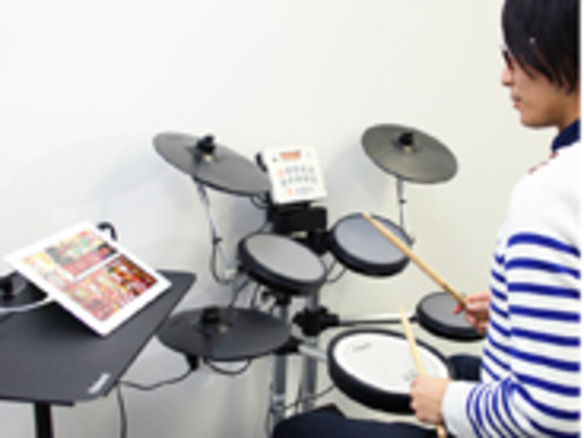 iPad版「太鼓の達人プラス」、電子ドラム「Vドラム」を使った演奏が可能に