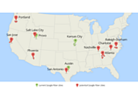 「Google Fiber」、新たに米34都市への提供を計画
