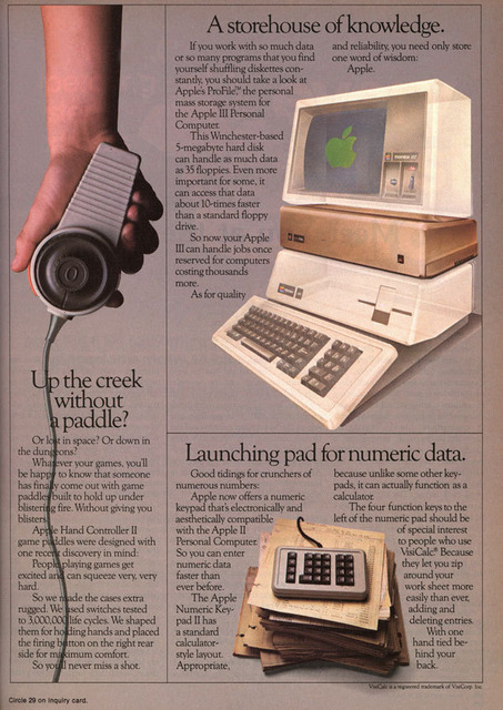 　1983年に発表された「Inside Apple」広告の第1号。