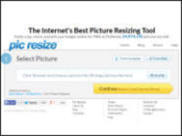 ［ウェブサービスレビュー］サイズ指定やエフェクトなど多彩な機能を備えた画像縮小サービス「pic resize」
