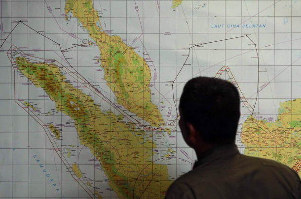 マレーシア航空370便の捜索がマラッカ海峡周辺で続いている。
