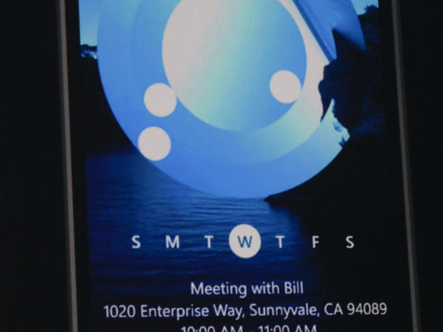 　新しく洗練されたロックスクリーンのデザインが、Windows Phone 8.1に新たに加わった。