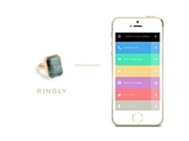 スタイリッシュな指輪型デバイス「Ringly」、予約開始