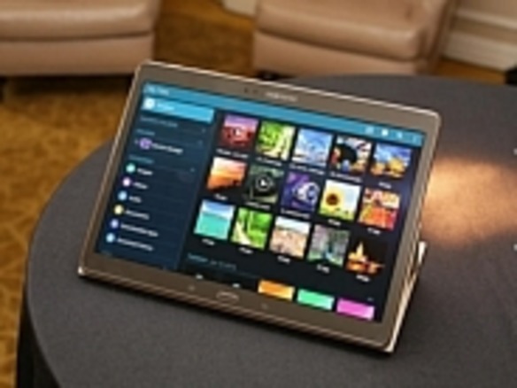 サムスン「Galaxy Tab S」の第一印象--「iPad」に挑む新タブレット