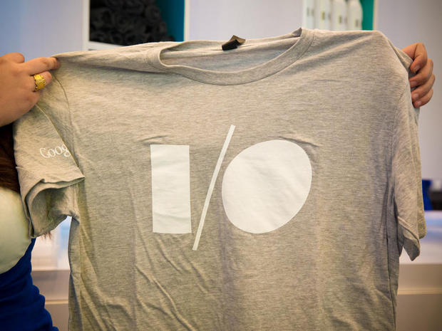 　2014年版Google I/OのTシャツ。受付時に配られる。