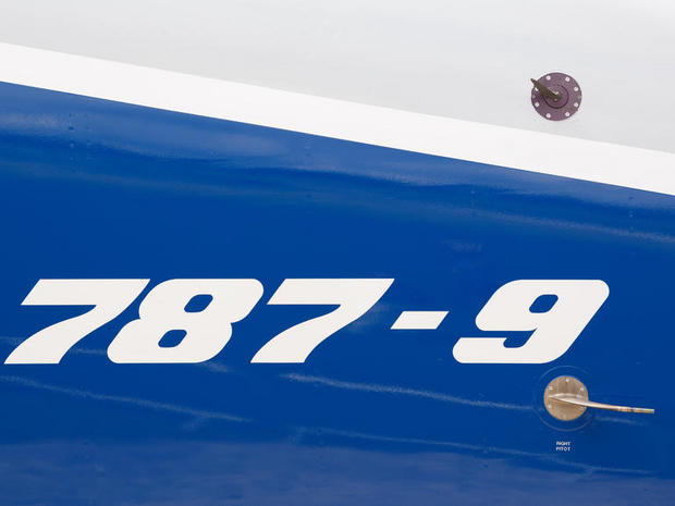 　ファーンボロー国際航空ショーで展示されたBoeing 787-9 Dreamliner。
