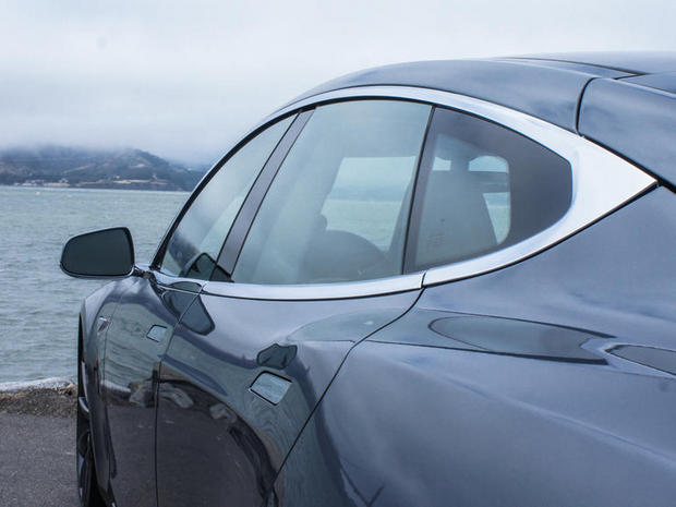 　Model Sのデザインは、欧州車に匹敵するようなエレガントさを持っている。