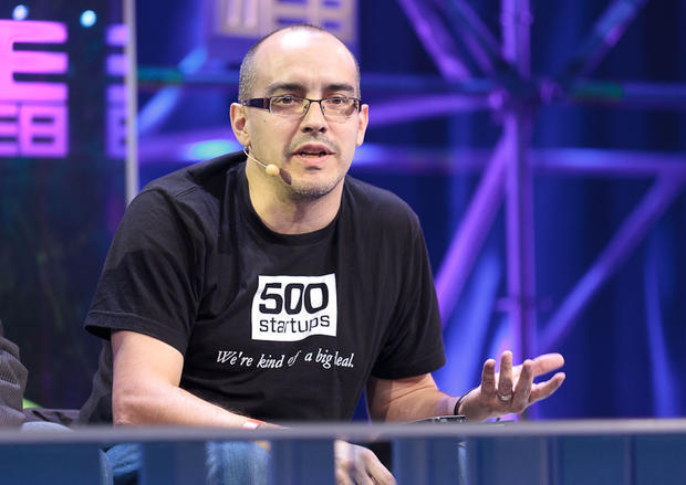 LeWebで話をする500 StartupsのDave McClure氏。