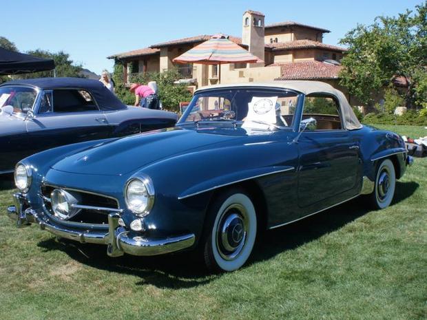 1959年型「Mercedes-Benz 190 SL」

　パワーでは劣るものの、190 SLは、希少な「Mercedes-Benz 300 SL」への賛辞だった。