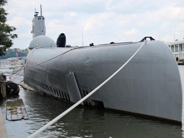 Growler

　「Growler」は潜水艦としては奇妙な形をしている。第1次世界大戦や第2次世界大戦の潜水艦のようなボート型ではなく、現代の弾丸型の潜水艦とも違う。