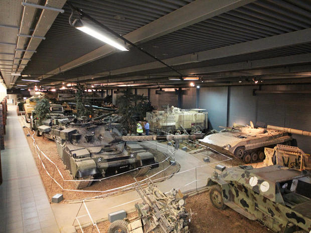 第2次世界大戦以降

　こちら側には第2次世界大戦期とそれ以降の戦車や車両が展示されている。