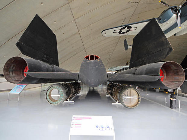 排気口

　「SR-71」の後部。時速2200マイル（約3540km）以上で飛行可能だ。