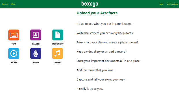 Boxego

　Boxegoは、ユーザーの大事な思い出を残すために生み出されたiOS向けのソーシャルネットワークアプリだ。これによってユーザーの画像や動画、テキストを保存しておくプライベートな場所がもたらされ、それらを特定の人々に対して共有する機会が与えられる。いつまでもだ。

　ユーザーはBoxegoのタイムラインに沿って大事な瞬間を記録していける。そして、プライベートな投稿は非公開のまま残され、編集されたりネットワーク外の人々に転送されたりしないことが保証されている。なお、投稿を削除すると共有相手の受信箱からも削除される。また、投稿を公開したいのであれば、他のソーシャルネットワークとの共有も可能だ。

Alexaランキング：13147363
