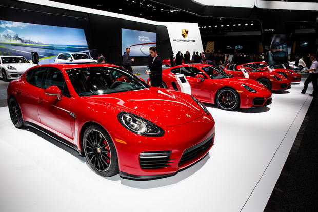 Porscheの「Panamera」

　Porscheは「Cayenne Turbo S」と「911 Targa 4 GTS」の発表に先駆けて、Panameraシリーズを披露した。
