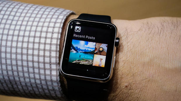 　Apple WatchでInstagramをチェック。