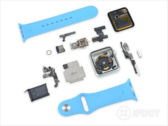 「Apple Watch」をiFixitが分解--修理しやすさは10点満点中5点