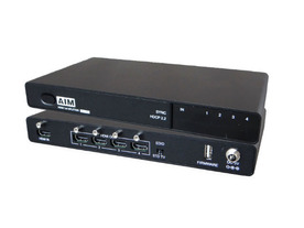 エイム電子、HDCP 2.2対応のHDMI分配器--4K放送や4K BDを分配