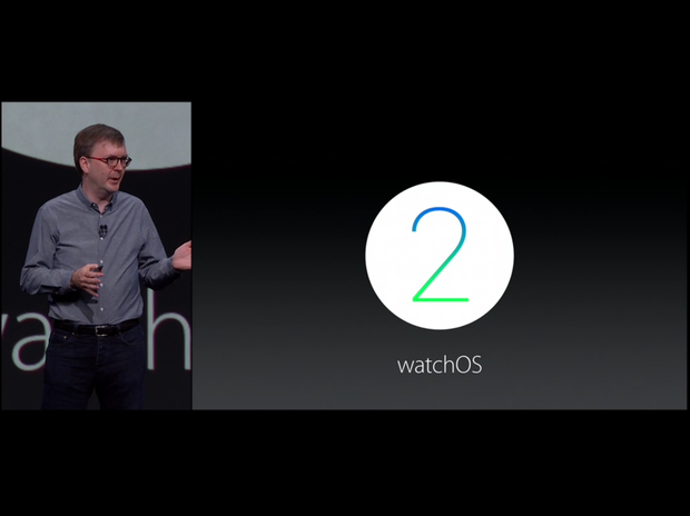 　watchOS 2について聴衆に説明するKevin Lynch氏。

　watchOSの新バージョンで、ネイティブアプリがApple Watchにやってくる。
