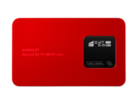 UQ、Wi-Fiルータ「Speed Wi-Fi NEXT WX01」に新色「メタリックレッド」