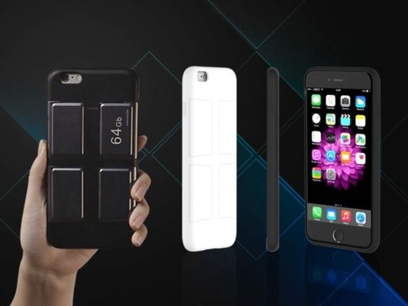 メモリやバッテリ、SIMカードを増設できるiPhoneケース「EVOL」、Kickstarterで