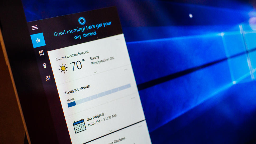 Cortanaはさまざまなことを実行するのを助けてくれる。