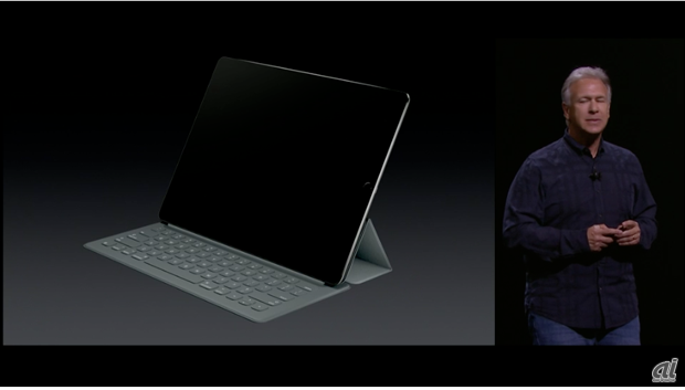 Smart Keyboardを装着したiPad Pro