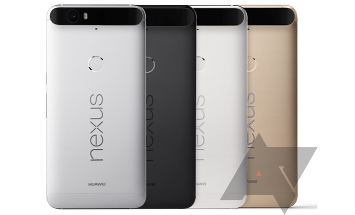 Huawei製Nexus 6Pは4色で提供される可能性がある。