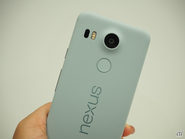 Nexus 5Xのカメラ部分