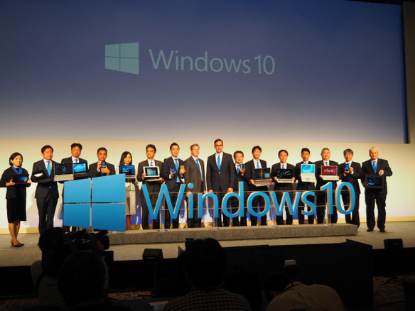 VAIO、NuAnSもWindowsスマホの開発を表明--日本MS、Windows 10デバイスを拡大へ
