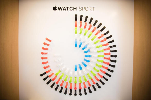 　Apple Watch Sportのバンドのディスプレイ。