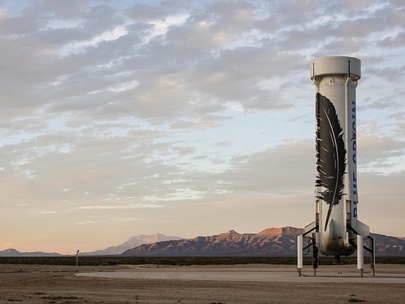 アマゾンのベゾス氏が所有する航空宇宙企業Blue Origin、ロケット離着陸試験に成功