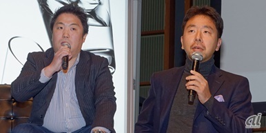 左から、ヤフーの高田徹氏、モデレーターであるフェイスブックの大志摩丈嗣氏