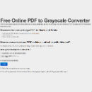 Free Online PDF to Grey Scale Converter